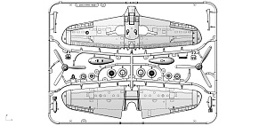 Сборная модель 1/48 Bell P-39Q Airacobra (Arma Hobby)