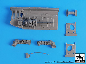 Дополнения из смолы 1/48 Двигатель МИ-8МТ (для модели Звезда)