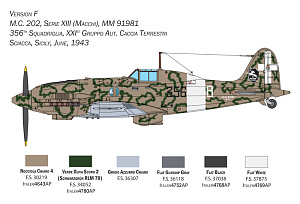 Сборная модель 1/32 Macchi C.202 Folgore (Italeri)