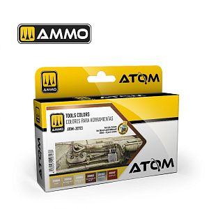 Набор акриловых красок ATOM Цвета инструментов 20 ml x 6 (Ammo Mig)