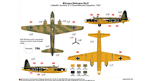 Сборная модель 1/72 Vickers Wellington Mk.IA/C (Airfix)