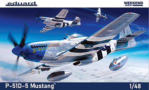 Сборная модель 1/48 North-American P-51D-5 Mustang Weekend edition (Eduard kits)