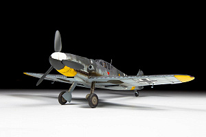 Сборная модель 1/48 Немецкий истребитель Мессершмитт BF-109G6  (Zvezda)