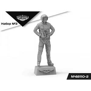 Дополнения из смолы 1/48 Пилоты ВКС РФ (СИРИЯ) НАБОР №3-2 (Temp Models)