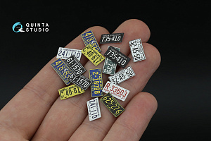 Автомобильные номера США, юго-восточные штаты, 1950-1960 (для всех моделей) (на метал. основании) ч2