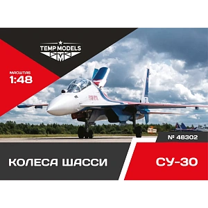 Дополнения из смолы 1/48 Колеса шасси СУ-30 (Temp Models)