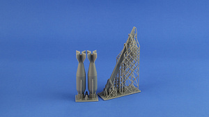 Дополнения из смолы 1/32 Бомбы IAF500кг 2 шт. комплект (KepModels)