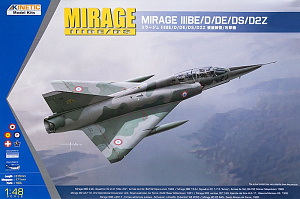 Сборная модель 1/48 Mirage III BE/D/DE/DS/D2Z (Kinetic Model Kits)