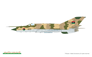 Сборная модель 1/72 МиГ-21бис (DUAL COMBO) (Limited edition kit) (Eduard kits)