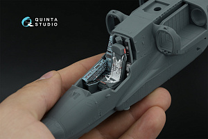 3D Декаль интерьера кабины Ка-50 (серо-голубые панели) (arma models)