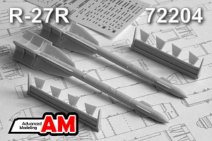Дополнения из смолы 1/72 Р-27Р Авиационная управляемая ракета «Воздух-воздух» (Advanced Modeling)/ МиГ-29, Су-27, Су-33, Су-34, Су-35