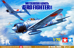 Сборная модель 1/72 A6M2b Zero (Zeke) (Tamiya)
