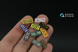 Автомобильные номера США, юго-западные штаты, 1910-1940 (для всех моделей) (на метал. основании)