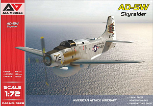 Сборная модель 1/72 Douglas AD-5W Skyraider (A & A Models)