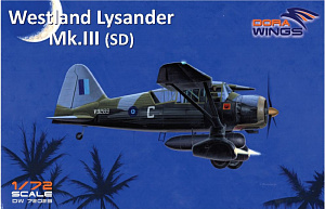 Сборная модель 1/72 Westland Lysander Mk.III (SD) (Dora Wings)