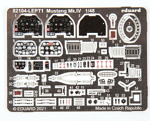 Сборная модель 1/48 North-American Mustang Mk.IV Profipack edition (Eduard kits)