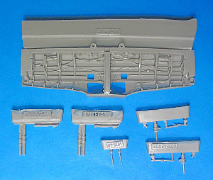 Дополнения из смолы 1/48 P-51B/C Mustang Ниши шасси (for Tamiya/ICM) (Vector)
