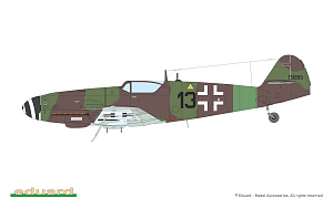 Сборная модель 1/72 Messerschmitt Bf-109G-10 ERLA The ProfiPACK edition  (Eduard kits)