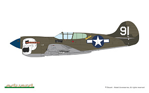 Сборная модель 1/48 Curtiss P-40K Warhawk DUAL COMBO (Eduard kits)