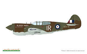Сборная модель 1/48 PACIFIC STAR Curtiss P-40E Warhawk DUAL COMBO (Eduard kits)