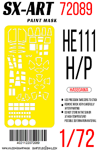 Окрасочная маска 1/72 He-111H-6 / H-20 (Hasegawa)