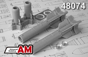 Дополнения из смолы 1/48 КАБ-500Кр Корректируемая авиационная бомба (Advanced Modeling)/ Су-27, Су-34, Су-24, МиГ-29