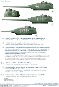 Декаль 1/35 Т-34-85 Factory 112, Operation Bagration (Colibri Decals)