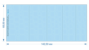 Клепочные ряды: прямоугольники и овалы (размер клепки 0.20 mm, интервал 0.8 mm, масштаб 1/32), белые