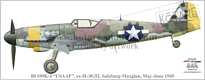 Сборная модель 1/32 Messerschmitt Bf-109K-4 (Kotare)