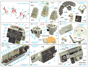 3D Декаль интерьера кабины Ju 88A-1 (Revell)