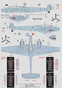 Декаль 1/32 Messerschmitt Bf-110C/Bf-110D (3) (Techmod)