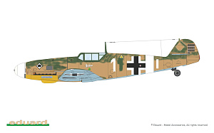 Сборная модель 1/72 Limited Edition AFRIKA - Messerschmitt Bf 109 (Dual Combo) (Eduard kits)