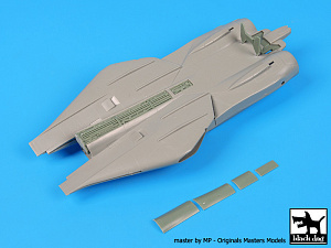 Дополнения из смолы 1/72 Grumman F-14A Tomcat spine and dive brakes (для модели Academy kits)