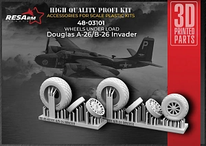 Дополнения из смолы 1/48 Колеса для B-26 INVADER (RESArm)