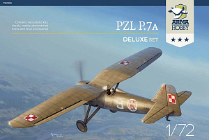 Сборная модель 1/72 PZL P.7a Deluxe Set (Arma Hobby)