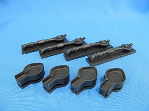 Дополнения из смолы 1/32 Consolidated B-24D/B-24J Liberator Turbo-chargers (для модели Hobby Boss) 