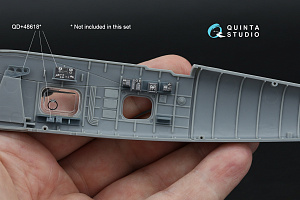 3D Декаль интерьера кабины Стрелка Fairey Barracuda (Trumpeter) (с 3D-печатными деталями)