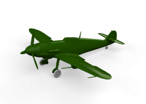 Дополнения из смолы 1/72 Колеса Messerschmitt Bf-109F (под нагрузкой) (для модели Eduard)