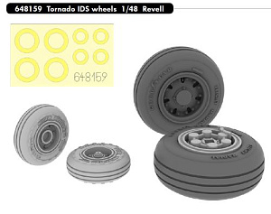 Дополнения из смолы 1/48 Колеса Panavia Tornado IDS (под нагрузкой) (для модели Revell)