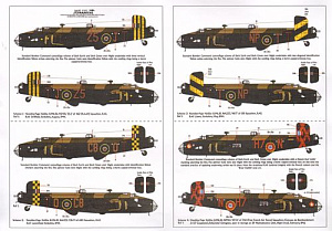 Декаль 1/72 Handley-Page Halifax B.Mk.I/Mk.II and B.Mk.III (8) (Xtradecal)