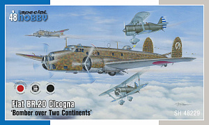 Сборная модель 1/48 Fiat Br.20 Cicogna ‘Bomber o. Two Continents' (Special Hobby)