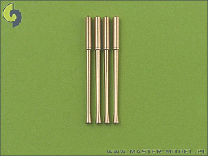 Дополнения из латуни 1/48 Японские стволы пушек Type 99 20 мм Mark 2 (4 шт.)