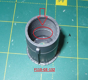 Дополнения из смолы 1/48F-16E/F Block 60 сопла двигателя (opened) F-110-GE-132  (Katran) 