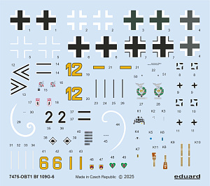 Сборная модель 1/72 Messerschmitt Bf-109G-6 The Weekend edition (Eduard kits)