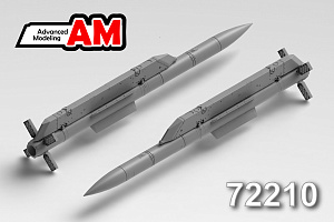 Дополнения из смолы 1/72 УР Р-77 с пусковой АКУ-170 (Advanced Modeling)