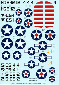 Декаль 1/72 SOC Seagulls at War (Starfighter Decals)