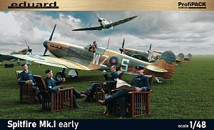 Сборная модель 1/48 Supermarine Spitfire Mk.I early Profipack edition (Eduard kits)