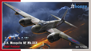 Сборная модель 1/72 D.H. Mosquito NF Mk.XXX 'Night Predator' (Special Hobby)