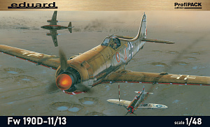 Сборная модель 1/48 Focke-Wulf Fw-190D-11/D-13 Profipack edition (Eduard kits)