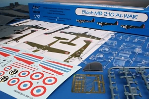 Сборная модель 1/72 Bloch MB.210 (Frrom-Azur)